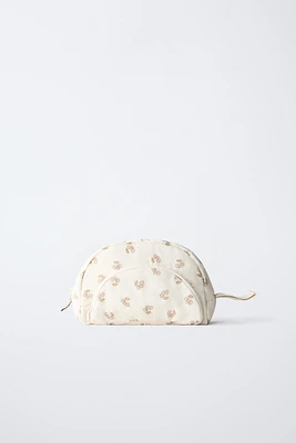 FLORAL TOILETRY BAG