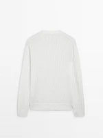 Pull en maille côtelée lin - Limited Edition