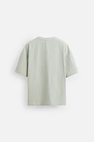 RELAXED FIT STRUCTURED T-SHIRT