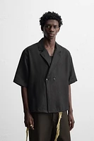 100% LINEN KIMONO SHIRT
