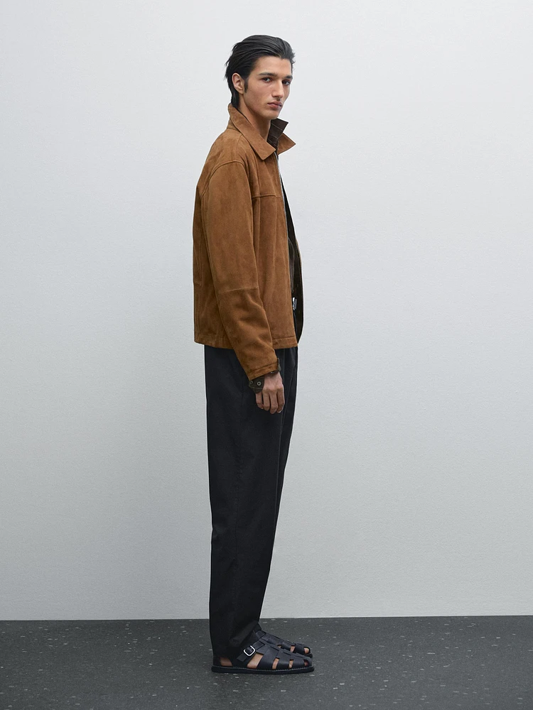 100% cotton jogger fit trousers