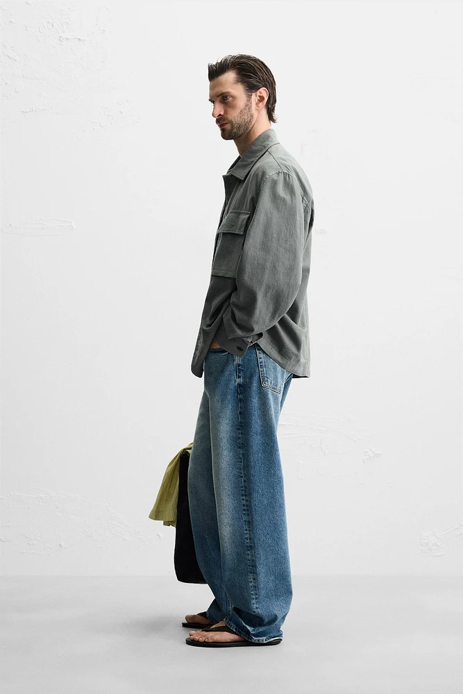 LINEN - COTTON POCKET JACKET