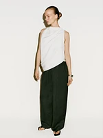 Top fluide drapé asymétrique - Limited Edition
