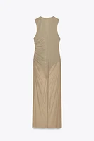 ROBE MIDI TULLE BODY