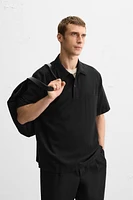 JACQUARD CHECK POLO SHIRT