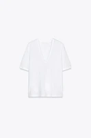 T-SHIRT COL EN V