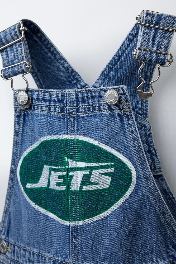NEW YORK JETS © NFL DENIM OVERALLS