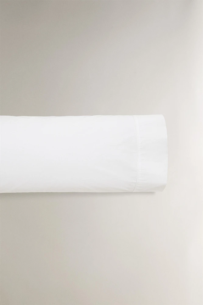 TAIE D’OREILLER PERCALE DE COTON ( FILS