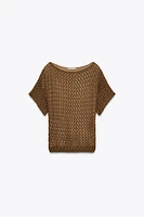 CROCHET KNIT TOP