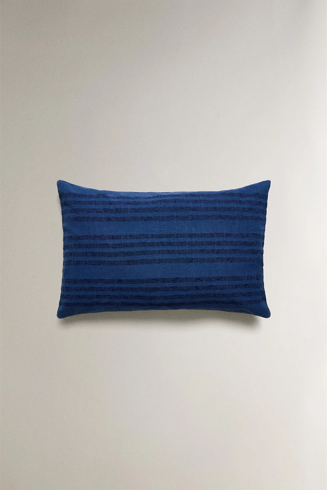 STRIPED THROW PILLOW COVER