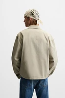 VESTE RELAXED FIT EN COTON