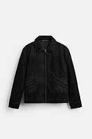 WASHED TEXTURED JACKET