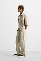 PANTALON DE CHARPENTIER À IMPRIMÉ ABSTRAIT