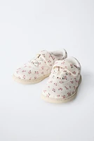 BAREFOOT FLORAL SNEAKERS
