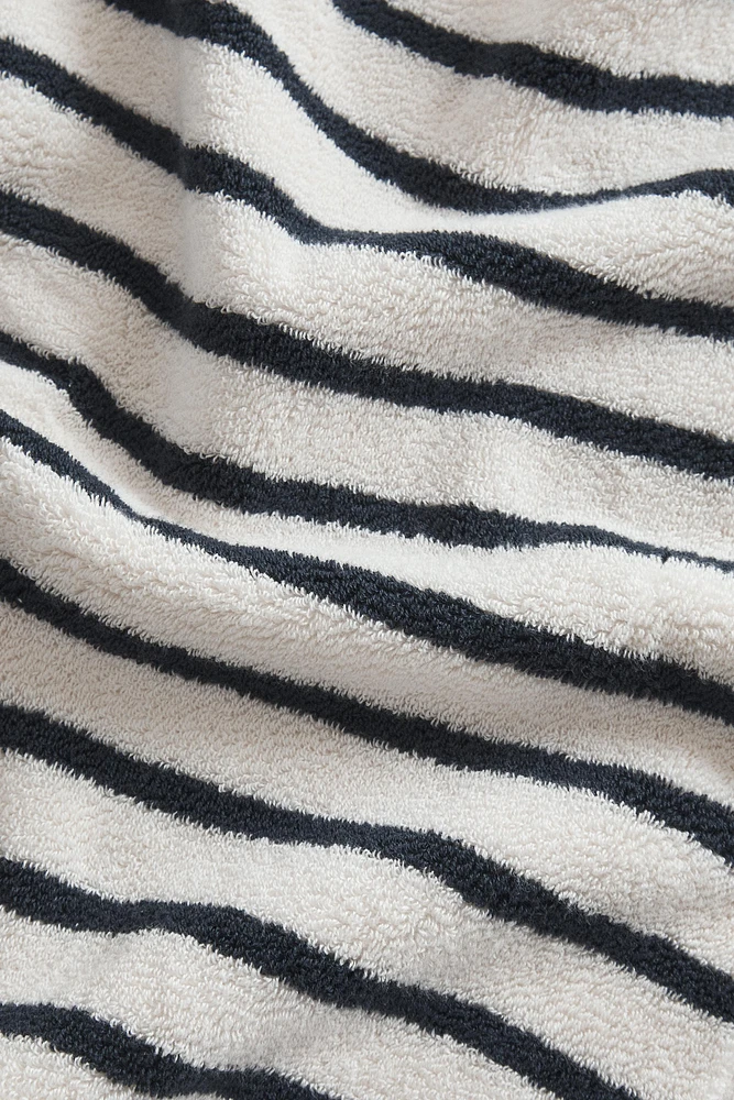 SERVIETTE DE BAIN RAYURES GRAMMAGE ÉLEVÉ