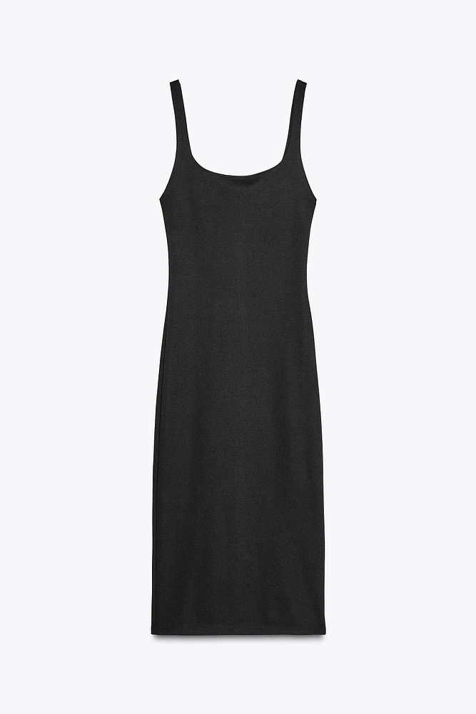FITTED MIDI DRESS