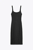 FITTED MIDI DRESS