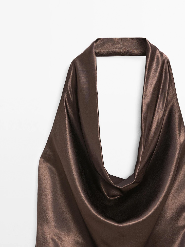 Flowing draped dress - Studio