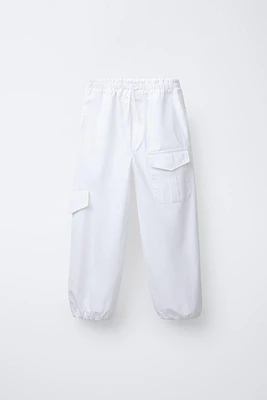 PANTALON JOGGER EN POPELINE