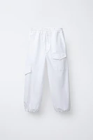 POPLIN JOGGER PANTS