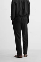 PANTALON À TEXTURE