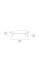 BEVELED WOODEN TABLE