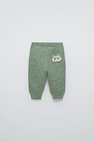 RACCOON KNIT JOGGER PANTS