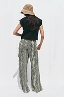 PANTALON PARÉO LARGE RAYURES