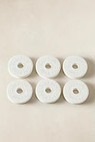 LOT CÉRAMIQUE PARFUMÉE WHITE POWDERY (LOT DE 6)