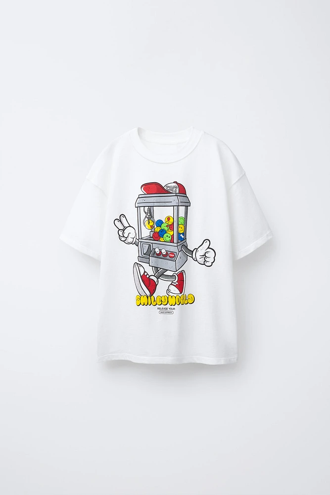 T-SHIRT IMPRIMÉ SMILEYWORLD ®