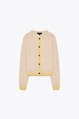 COMBINATION KNIT TOP