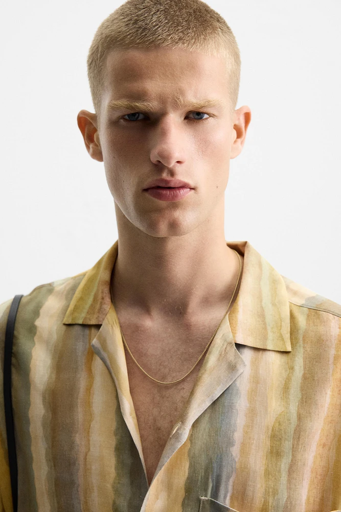 CHEMISE À IMPRIMÉ RAYURES