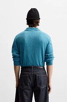 TEXTURED KNIT POLO