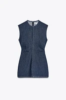 DENIM TRF DRESS