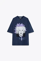 T-SHIRT EFFET DÉLAVÉ ALBERT EINSTEIN™
