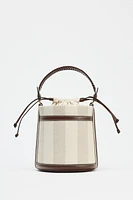 BUCKET CANVAS RAYURES
