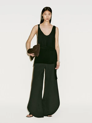 Crepe top with knot detail - Limited Edition