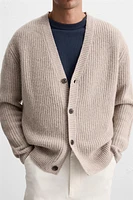 WOOL BLEND CARDIGAN