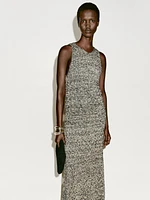 Long flecked knit dress - Limited Edition