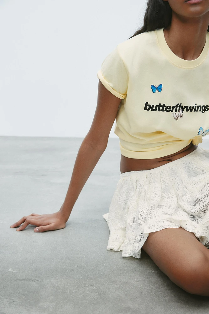 T-SHIRT IMPRIMÉ PAPILLONS MARIAN ELLIS ROWAN