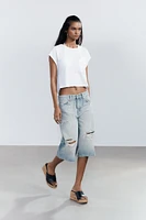 LINEN T-SHIRT WITH POCKET