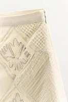 BERMUDA PLISSÉ DENTELLE ÉDITION LIMITÉE
