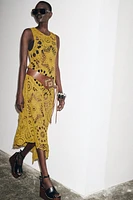ASYMMETRIC CROCHET DRESS