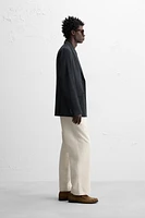 BLAZER CROISÉE 100 % LAINE