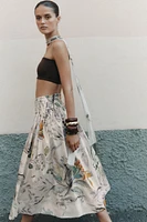 JUPE MIDI IMPRIMÉE ZW COLLECTION