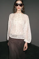 ZW COLLECTION SEQUIN TOP