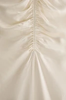 CHEMISE DE NUIT SOIE FRONCÉE