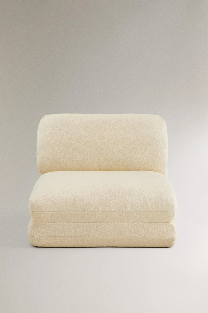 FAUTEUIL PLIABLE INDIVIDUEL BOUCLÉ