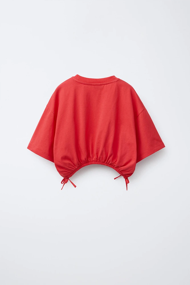 CROCHET PRINT T-SHIRT