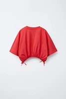 CROCHET PRINT T-SHIRT
